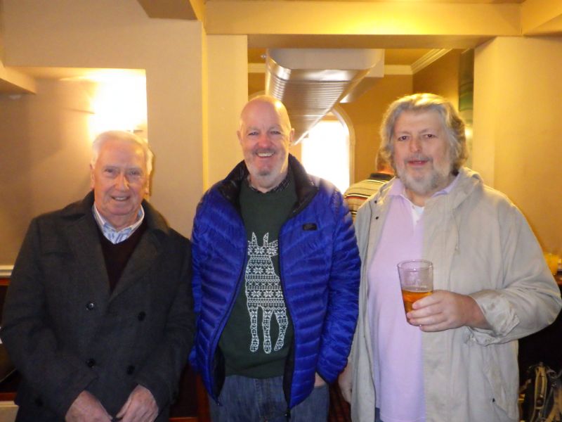 Ron Haslam, Jim Unsworth and Cliff Dodd